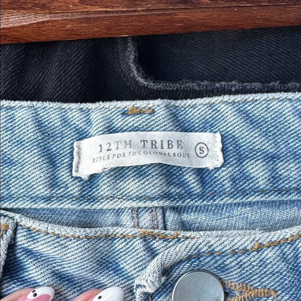 12th Tribe Jeans With Distressed Patch - image 5